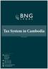 Tax System in Cambodia