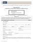 Community Clinic Application for Claims-Made Professional Liability Insurance