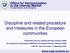 Discipline and related procedure and measures in the European communities