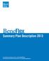 BeneFlex. Summary Plan Description 2013