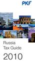 Russia Tax Guide 2010