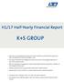 H1/17 Half-Yearly Financial Report K+S GROUP