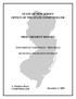 STATE OF NEW JERSEY OFFICE OF THE STATE COMPTROLLER PROCUREMENT REPORT