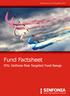 Performance to 31 st December Fund Factsheet. IFSL Sinfonia Risk Targeted Fund Range