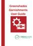 Greenshades Garnishments User Guide