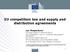 EU competition law and supply and distribution agreements