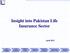 Insight into Pakistan Life Insurance Sector