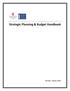 Strategic Planning & Budget Handbook