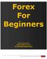 Forex For Beginners.  Training Department. NTWO Training Department.   1