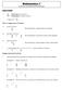 Mathematics 7 Fractions, Decimals and Percentages