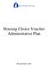 Housing Choice Voucher Administrative Plan
