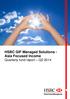 HSBC GIF Managed Solutions - Asia Focused Income Quarterly fund report Q2 2014