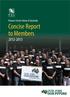 Concise Report to Members