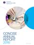 CONCISE ANNUAL REPORT 2016 ABN