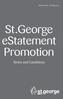St.George estatement Promotion
