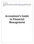 Accountant s Guide to Financial Management