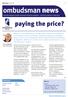 issue 144 April essential reading for people interested in financial complaints and how to prevent or settle them