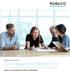 ROBECO PRIVATE EQUITY ESG Engagement Report 2016 FROM ESG INTEGRATION TO IMPACT MONITORING