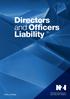 Directors and Officers Liability