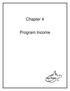 Chapter 4. Program Income