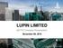 LUPIN LIMITED. Q2 FY17 Investor Presentation November 09, Aerial view of Lupin offices, Baltimore, US