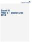 Basel III Pillar 3 disclosures 2014