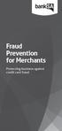Fraud Prevention for Merchants