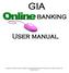 GIA. banking. User manual