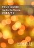 YOUR GUIDE. Year End Tax Planning 2016/17