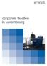 corporate taxation in Luxembourg