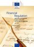 Financial Regulation applicable to the general budget of the Union and its rules of application July 2017