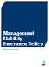 Management Liability Insurance Policy