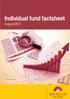 Individual fund factsheet. August 2017