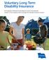 Voluntary Long Term Disability Insurance