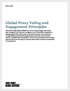 Global Proxy Voting and Engagement Principles