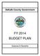 DeKalb County Government FY 2014 BUDGET PLAN. Salaries & Benefits