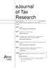 ejournal of Tax Research
