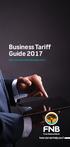 Business Tariff Guide 2017