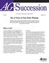Succession. Use of Trusts in Farm Estate Planning. What is a Trust? Succession Planning in Agriculture. July 2003 Agdex