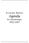 Economic Reform Agenda for Montenegro