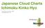 Japanese Cloud Charts Ichimoku Kinko Hyo. Véronique Lashinski, CMT Newedge USA, LLC