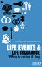 2020 Financial Limited Oct 2016 LIFE EVENTS & LIFE INSURANCE. When to review & buy