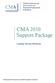CMA 2010 Support Package