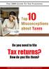 Tax returns? How do you file them?