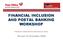 FINANCIAL INCLUSION AND POSTAL BANKING WORKSHOP