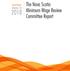 The Nova Scotia Minimum Wage Review Committee Report
