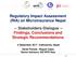 Regulatory Impact Assessment (RIA) on Microinsurance Nepal. -- Stakeholders Dialogue -- Findings, Conclusions and Strategic Recommendations