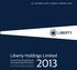 Annual financial statements. and supporting information. Liberty Holdings Limited. For the year ended 31 December