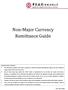 Non-Major Currency Remittance Guide