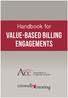 Handbook for. Value-Based Billing engagements